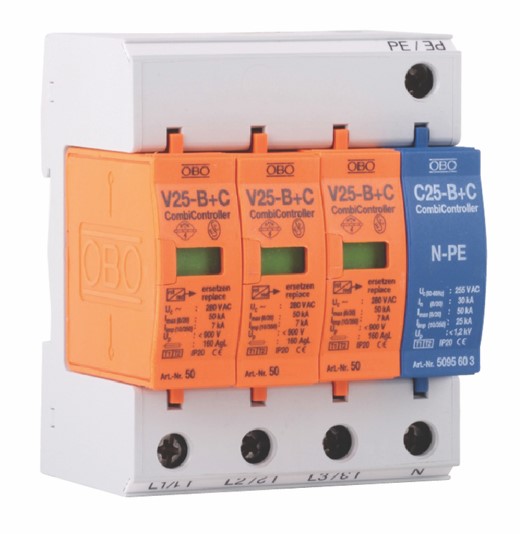 B+c Sınıfı 50 kA Parafudr 