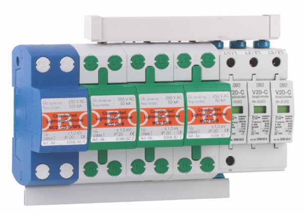  B Sınıfı 50 kA Parafudr Ömür Göstergeli