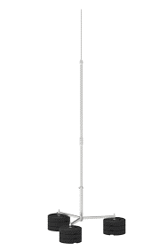 H-6 m. 9x19 kg. Beton Ayaklı Tripod