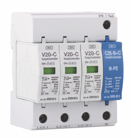  B+C Sınıfı 40 kA Parafudr 